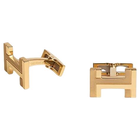 hermes h cufflinks|hermes cufflinks for sale.